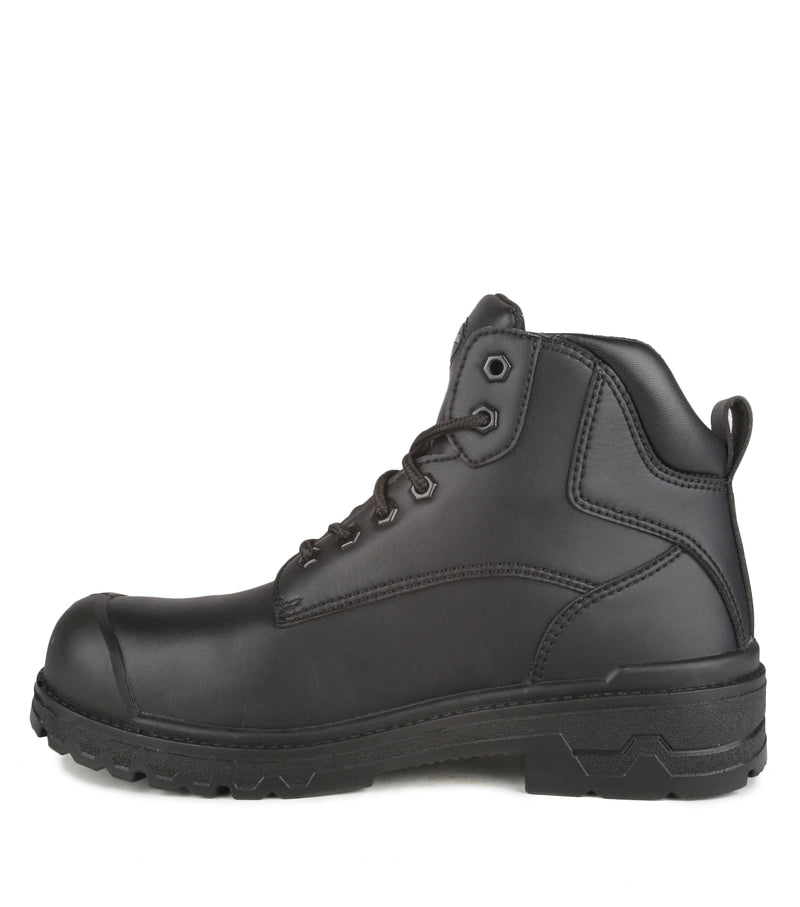 Profiber, Black | 6'' Vegan Microfiber Work Boots 