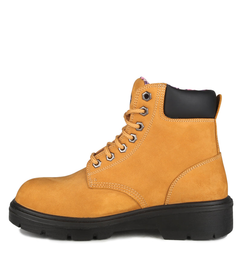 Prolady, Tan | 5'' Women's Nubuck Work Boots 