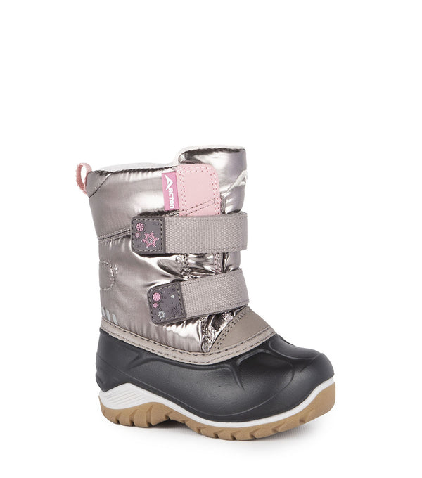 Kiddy, Metallic | Baby Winter Boots with Removable Felt