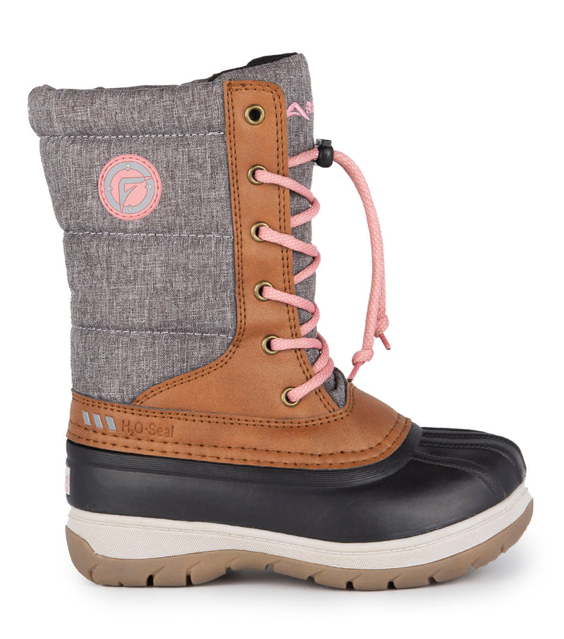 Charm, Tan | Bottes d'hiver pour enfants avec feutre amovible