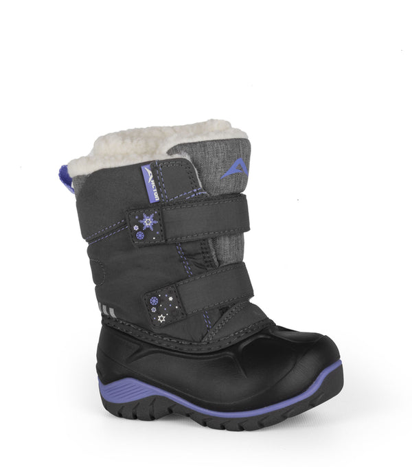 Kiddy, Grey | Kids Winter Boots with Removable Felt