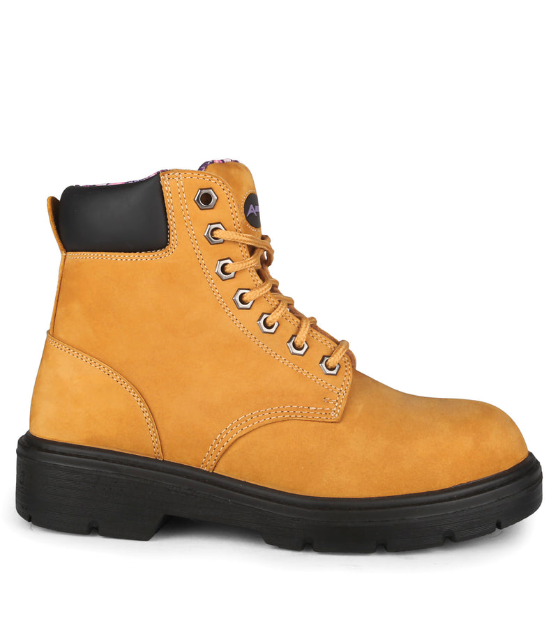 Prolady, Tan | 5'' Women's Nubuck Work Boots 