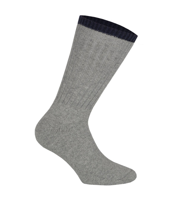 Acton work socks, Grey & Blue | Warm, Comfortable and Durable