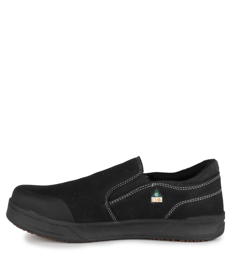 Freestyle Slip-on, Black | Easy Donning Urban Work Shoes