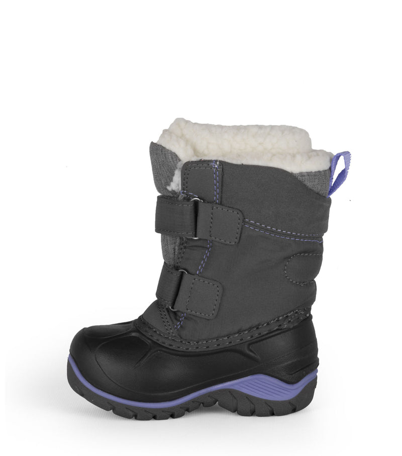 Kiddy, Grey | Kids Winter Boots with Removable Felt