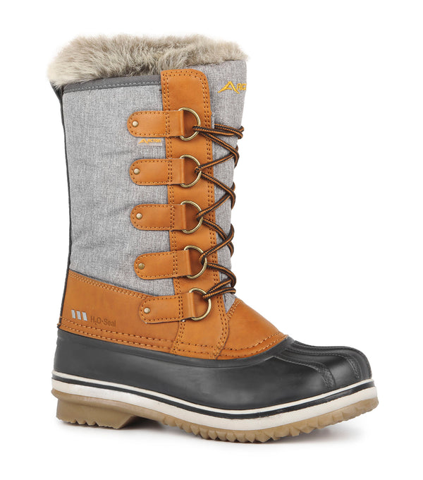 Carolyn, Tan | 12'' Women's Winter Boots | Removable Felt