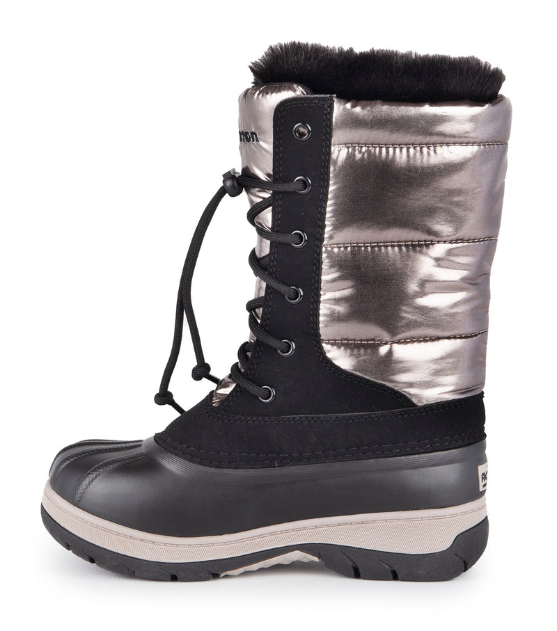 Charm, Metallic | Kids Winter Boots with Removable Felt