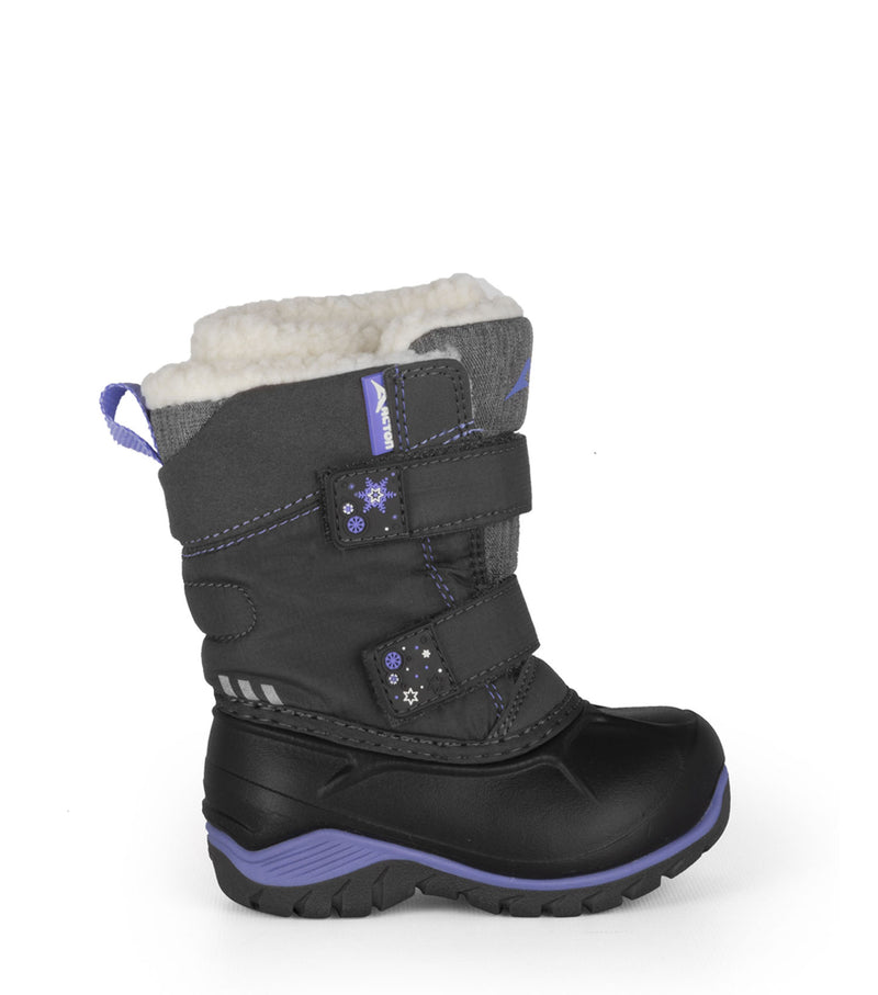 Kiddy, Grey | Kids Winter Boots with Removable Felt