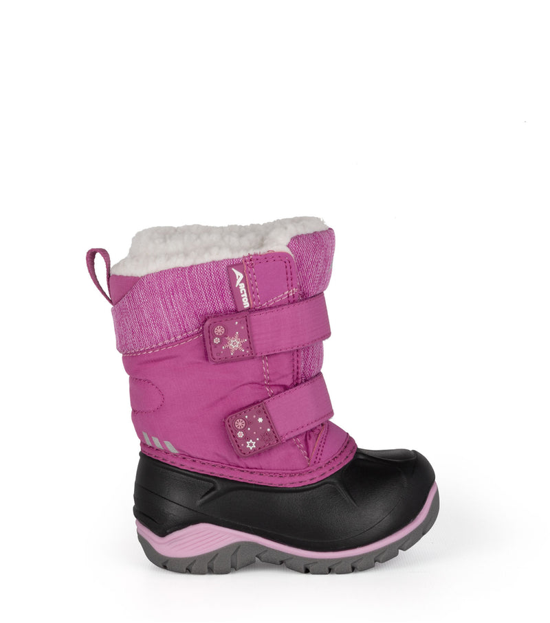 Kiddy, Rose | Bottes d'hiver pour bébés avec feutre amovible