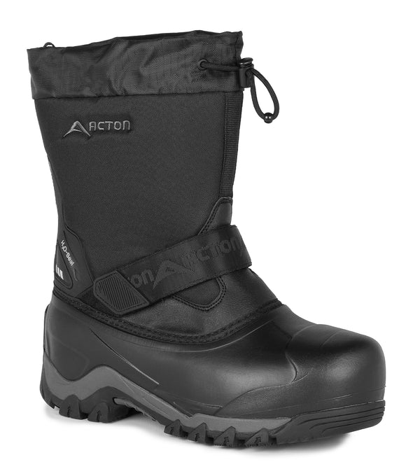 Norway, Black | 12'' Winter Boots | Removable Felt