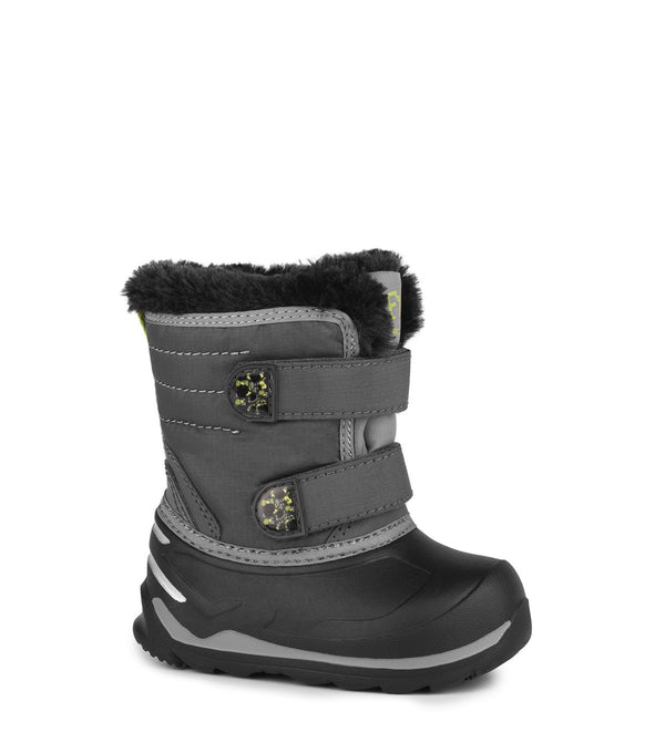 Tiny, Grey & Green | Baby Waterproof Winter Boots
