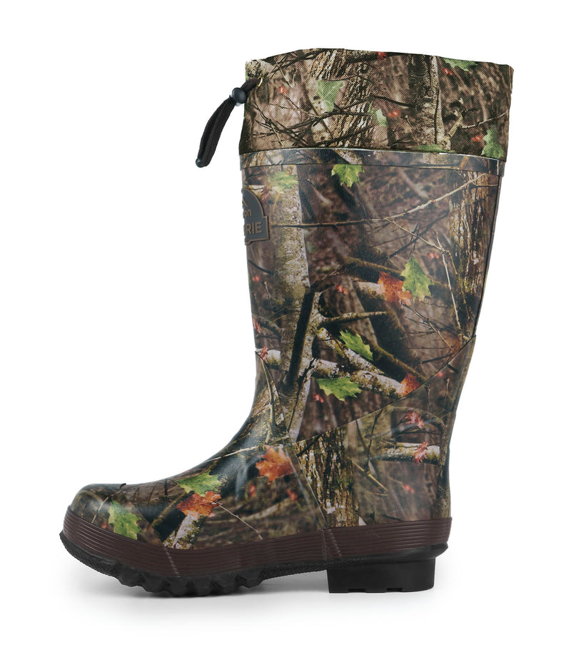 Prairie, Camo | Bottes de pluie 14'' isolées, en caoutchouc naturel