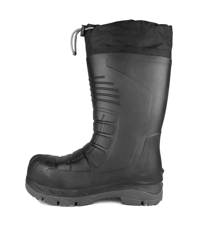 Icelander 2.0, Black | Winter work boots with removable felt liner