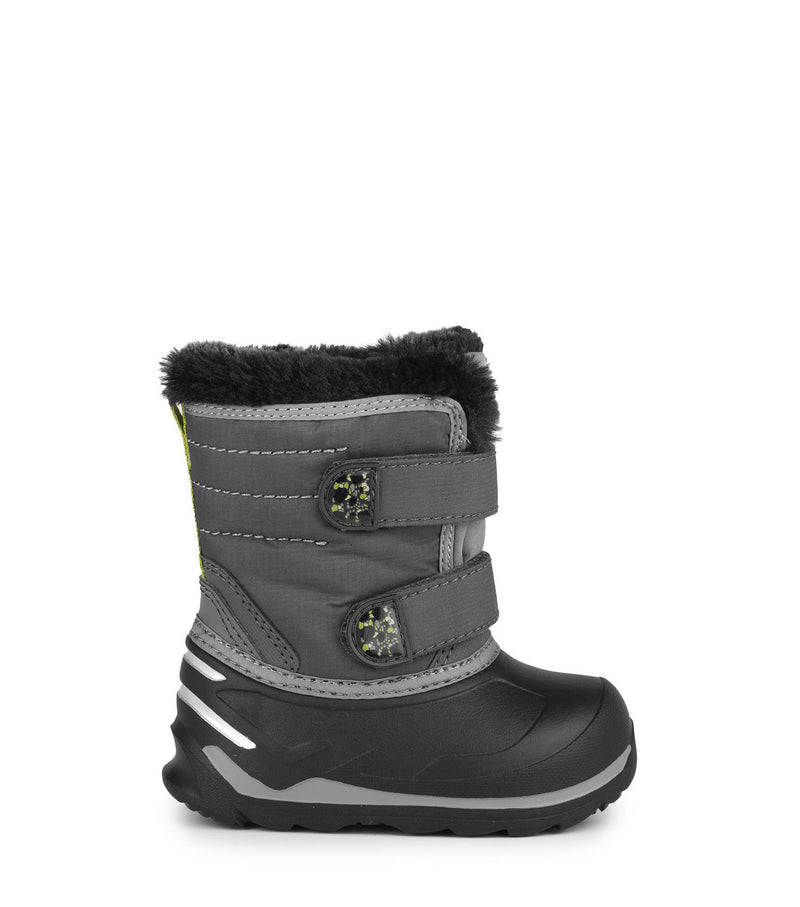 Tiny, Grey & Green | Baby Waterproof Winter Boots