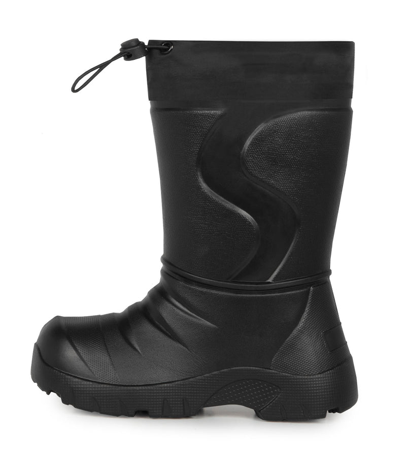 Slushy, Noir| Botte de pluie EVA isolée pour enfant avec doublure amov