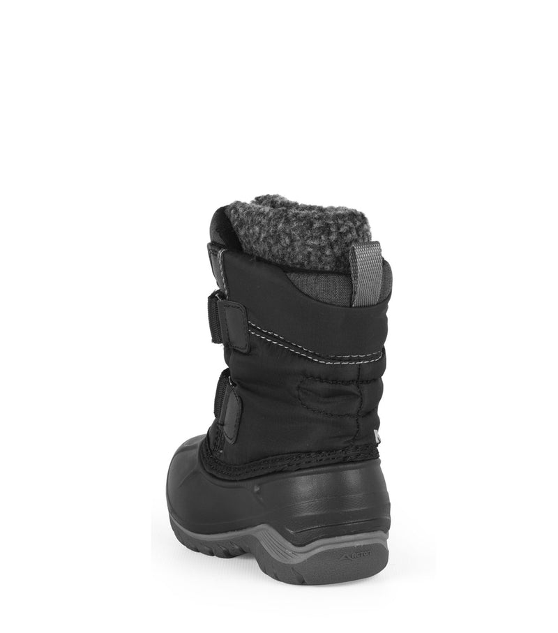 Kiddy, Noir | Bottes d'hiver pour bébés avec feutre amovible