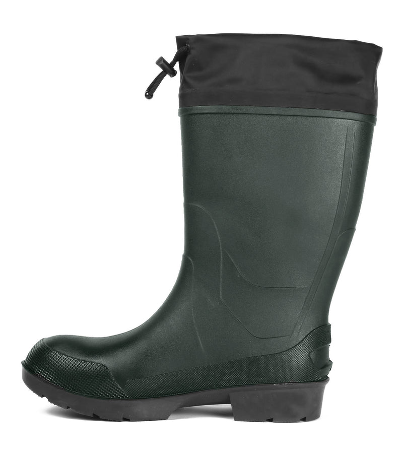 Stormy, Green | 15'' Insulated Rubber Boots
