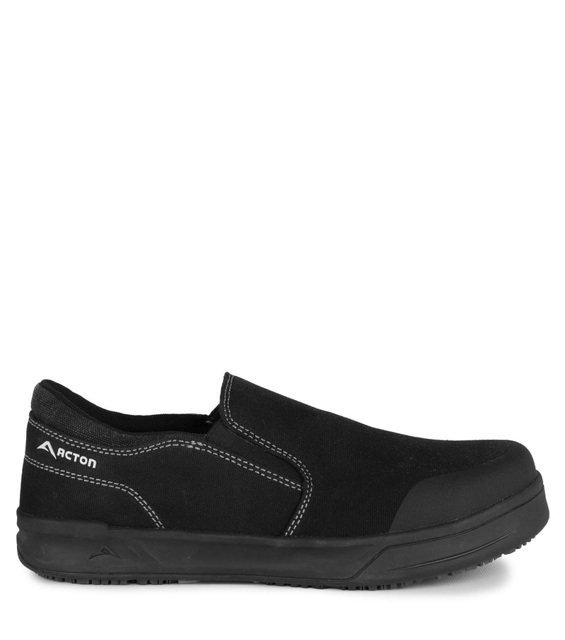 Freestyle Slip-on, Black | Easy Donning Urban Work Shoes