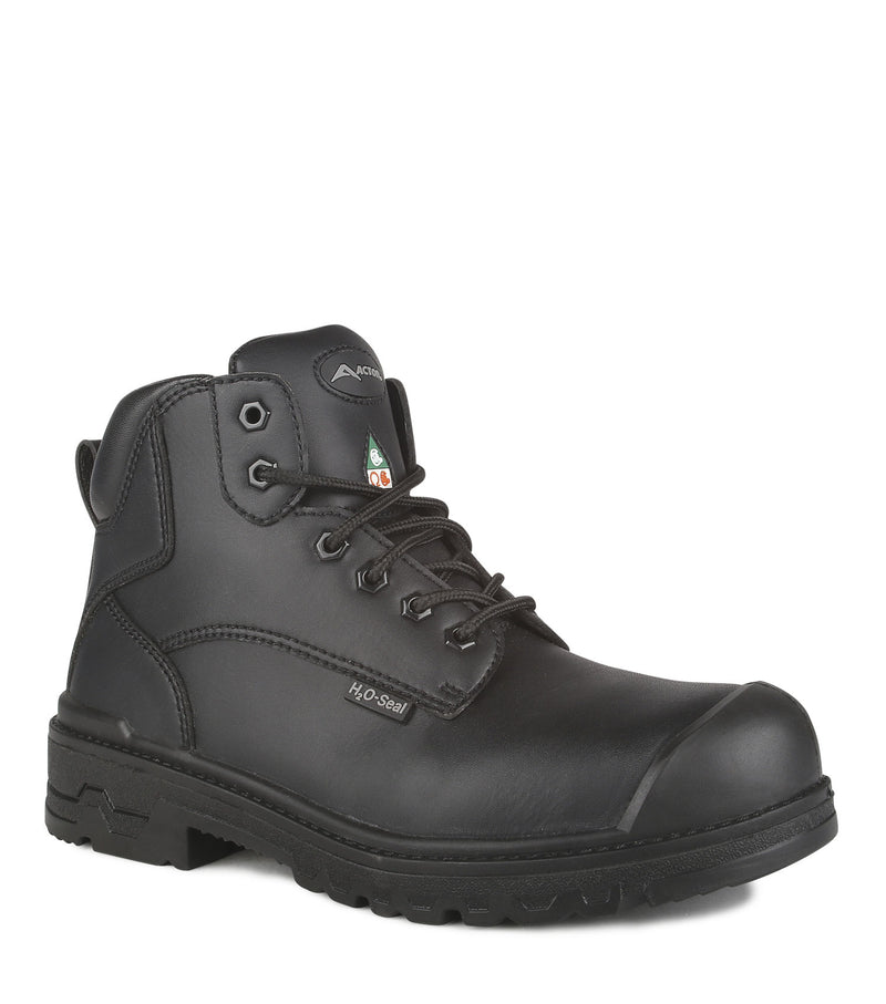 Profiber, Black | 6'' Vegan Microfiber Work Boots 