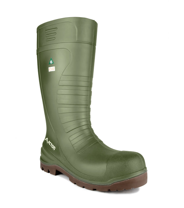 All Terrain, Green | 15'' Waterproof PU Work Boots