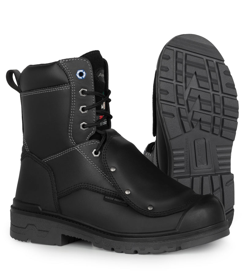 Progum-X-Met, Noir | Bottes 8" avec protection métatarsienne externe