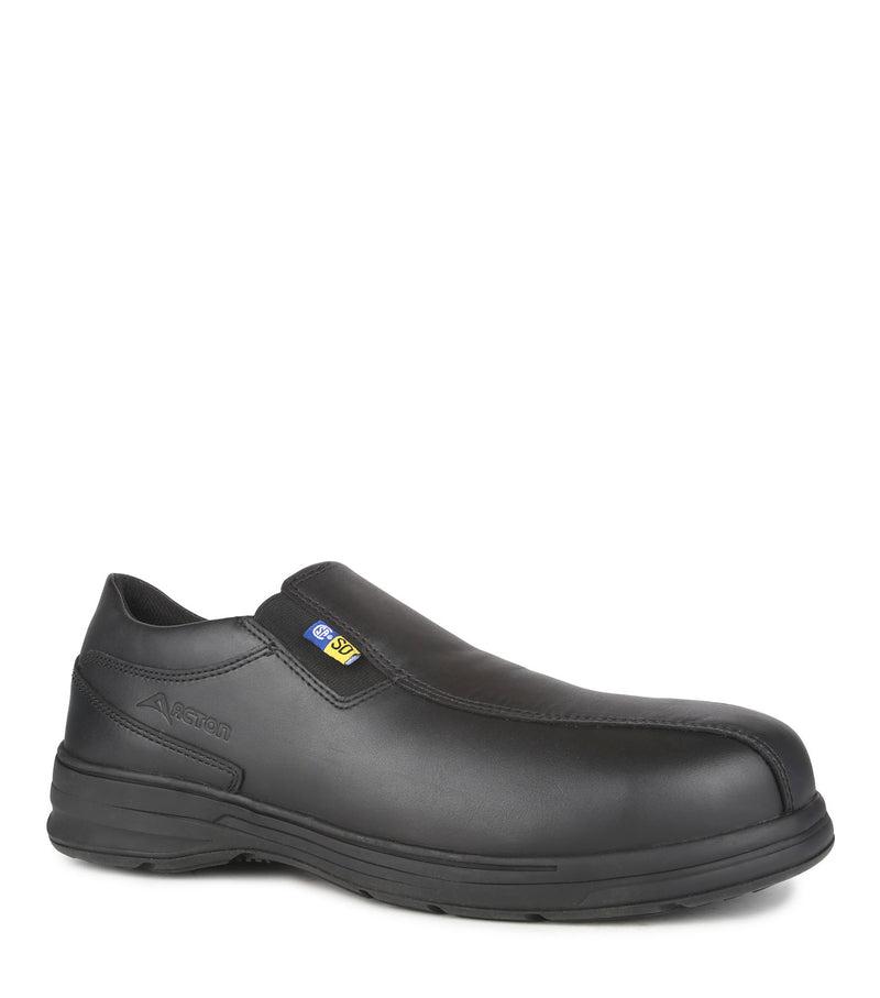 Swing, Noir | Souliers de travail SD en cuir sans lacets