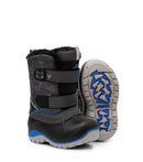 Frosty, Black and Pink | Baby Winter Boots with Removable Felt