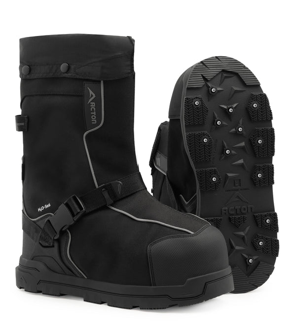FrostShield Cleats, black | Primaloft Insulated overshoes with cleats