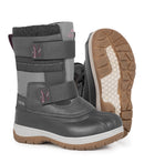 Taffy, Gris et rose  | Bottes d'hiver pour enfants avec feutre amovibl