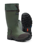 Quest, Green | 14'' Insulated Hunting and Fishing Rubber Rain Boots