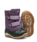 Kiddy, Mauve | Bottes d'hiver pour enfants avec feutre amovible