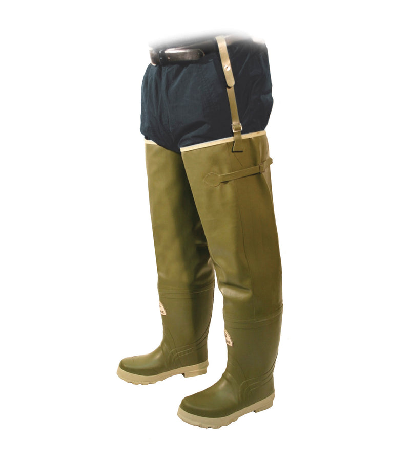 Prairie Hip, Green |33" Insulated Rubber Wader Boots