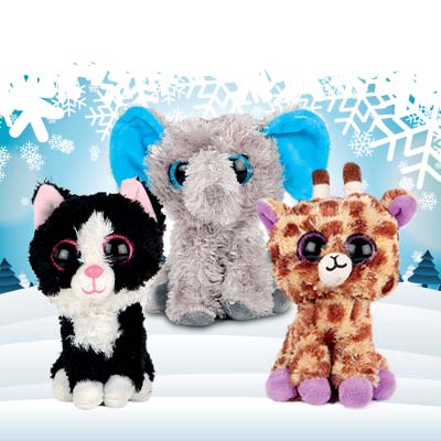 Peluche gros yeux