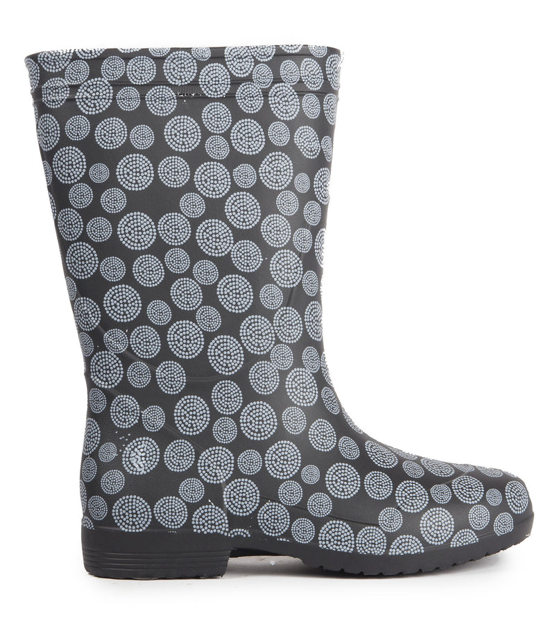 Parch, Grey & Black | Women 11'' EVA Rain Boots | Ultra Lightweight
