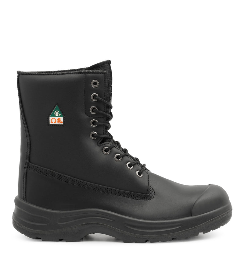 Protect8, Noir | Bottes de travail 8" en cuir