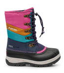 Cortina, Rose et turquoise | Bottes d'hiver enfants | feutre amovible