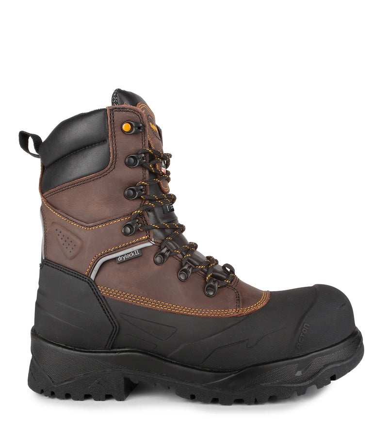 Innova, Brown | 8'' Insulated Work Boots | 600 g Thinsulate