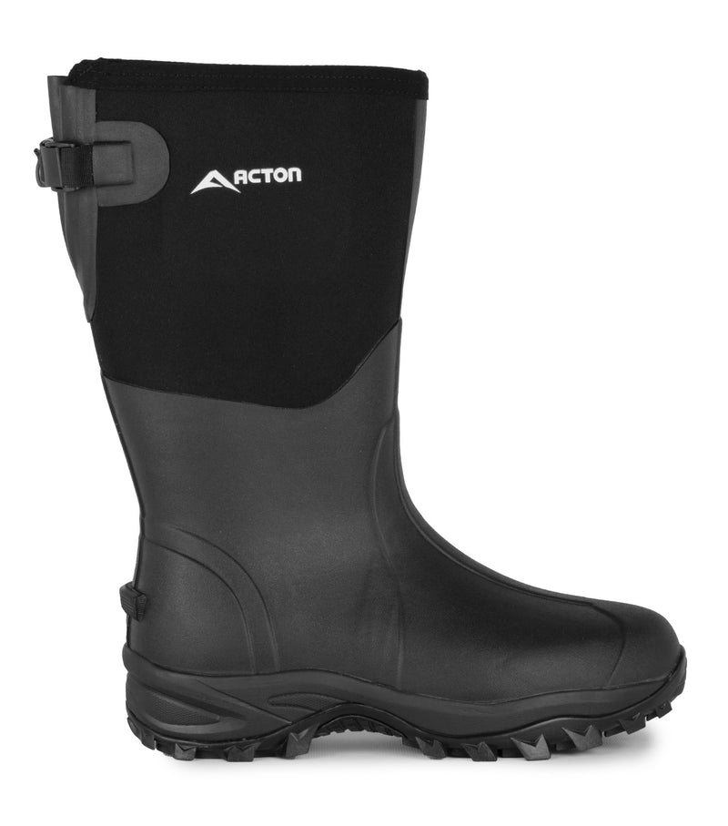 Sportsman, Noir | Bottes de pluie 14'' isolée caoutchouc et néoprène