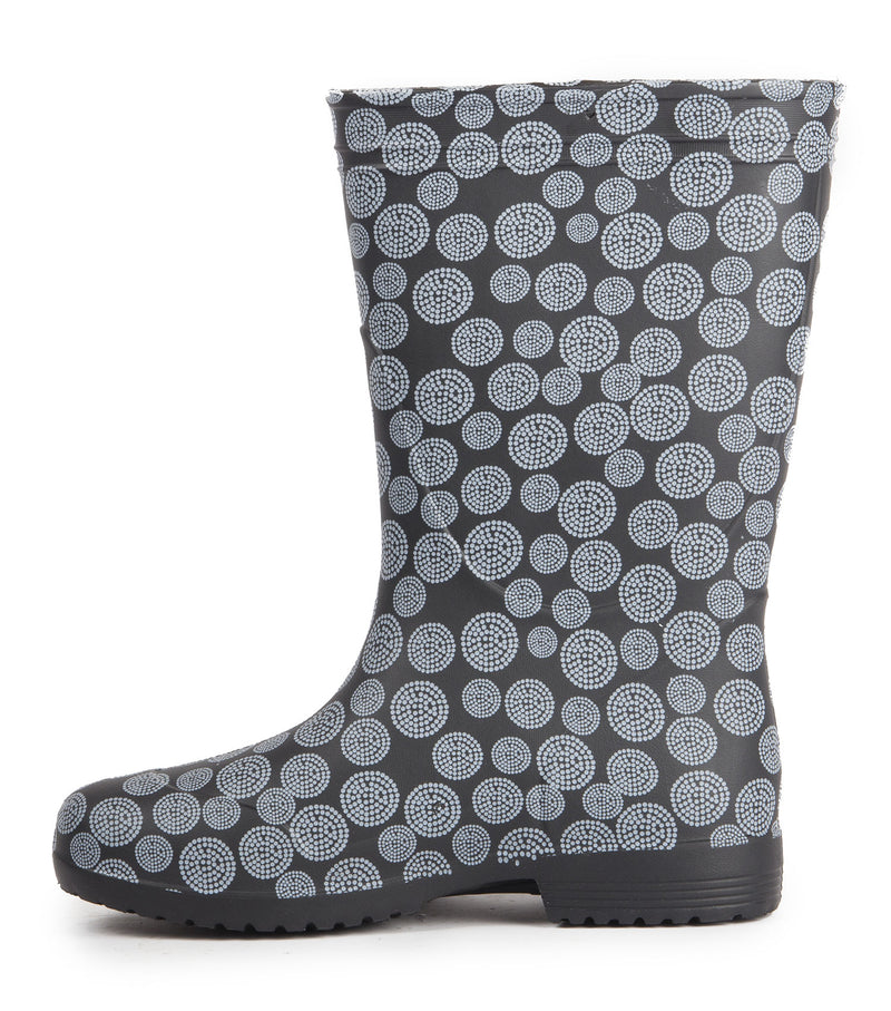 Parch, Grey & Black | Women 11'' EVA Rain Boots | Ultra Lightweight