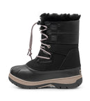 Lolly, Noir | Bottes d'hiver pour enfants avec feutre amovible