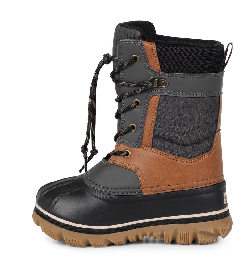 Electro, Tan | Bottes d'hiver pour enfants avec feutre amovible