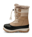 Lolly, Taupe | Bottes d'hiver pour enfants avec feutre amovible