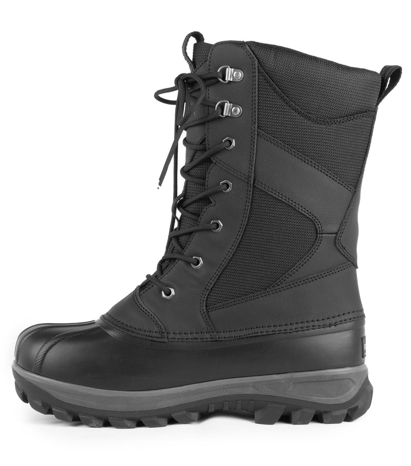 Finland, Noir | Bottes d'hiver 11'' | Feutre amovible
