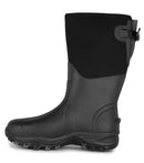 Sportsman, Black | 14" Insulated Rubber and Neoprene Rain Boots