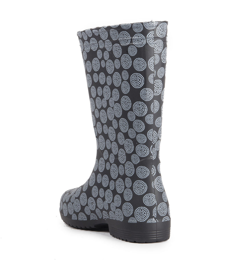 Parch, Grey & Black | Women 11'' EVA Rain Boots | Ultra Lightweight