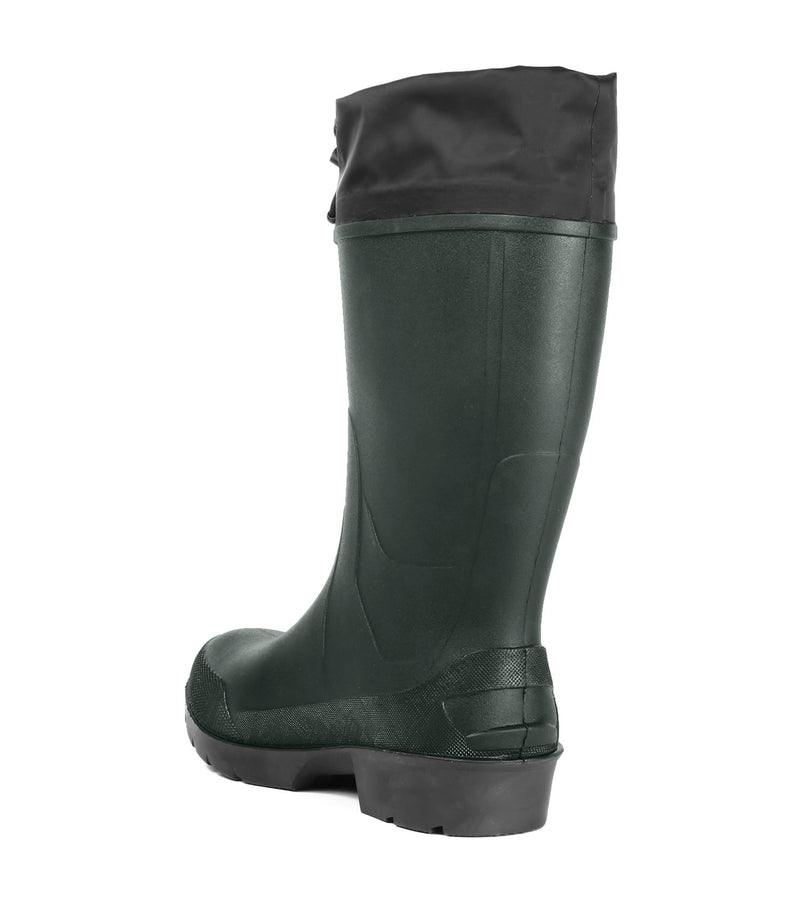 Stormy, Vert | Bottes de caoutchouc 15" isolées