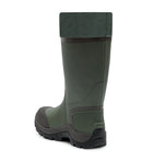 Quest, Green | 14'' Insulated Hunting and Fishing Rubber Rain Boots