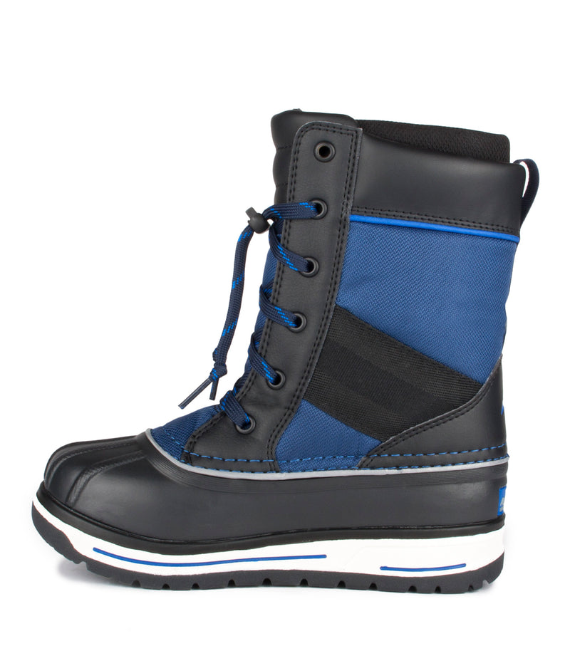 #Web, Blue & Black | Winter Kids Boots