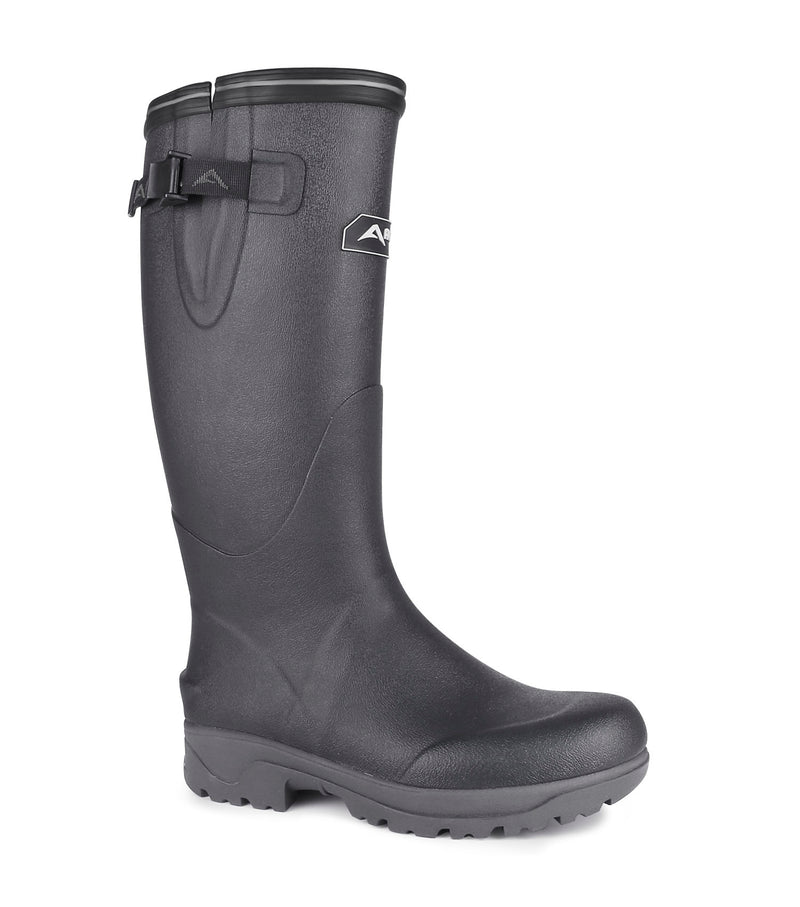Tackle, Grey | Women's Natural Rubber 16,5'' Rain Boots 