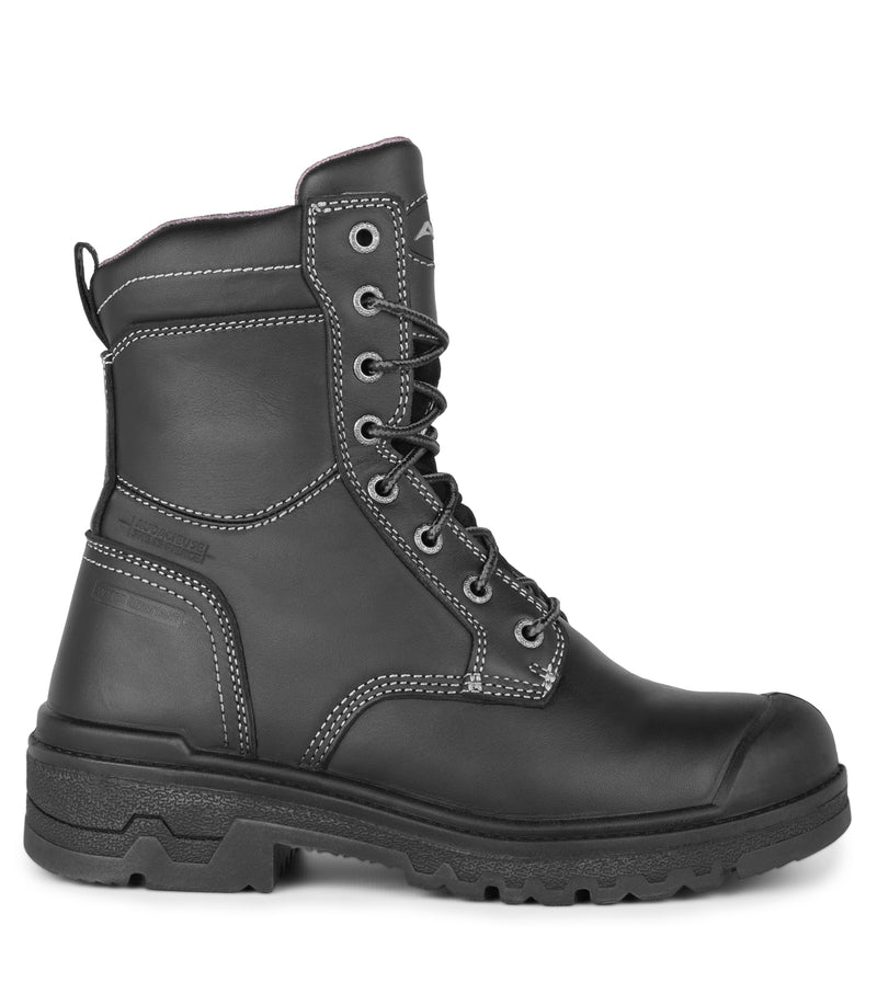 Fierce-I-Met, Black | 8'' Women’s Work Boots | Flexible Metguard 